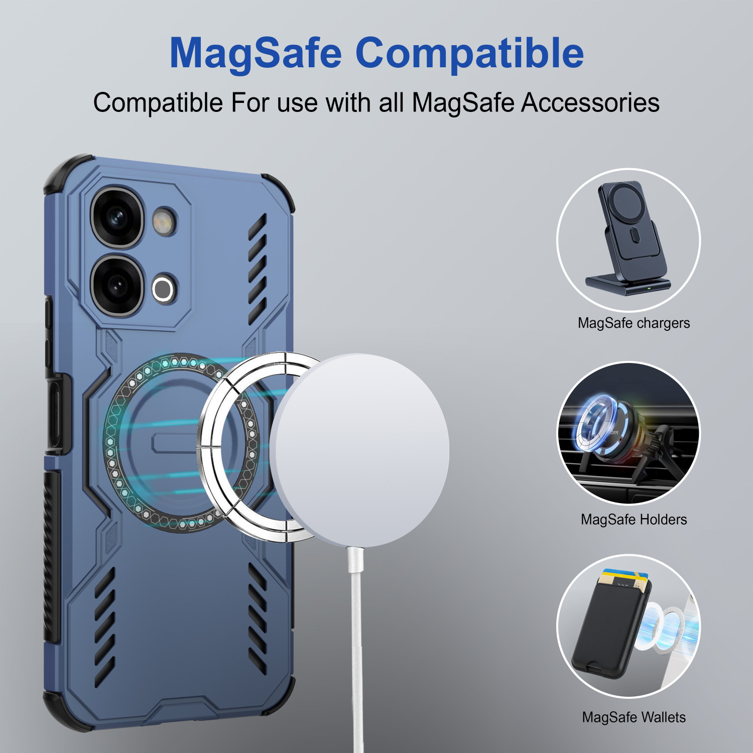 Image of Zapcase Back Cover for Vivo T5x 5G