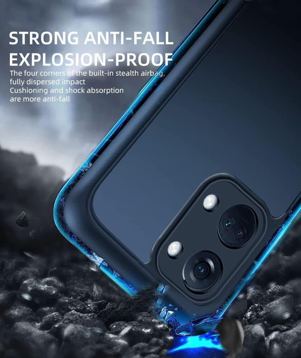 Image of RiverForest Back Cover for Oneplus Nord 3 5G, matte frosted design Plated Edge