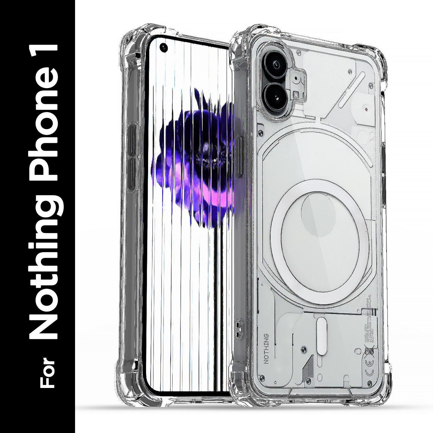 Image of Pikkme Back Cover for Nothing Phone (1)