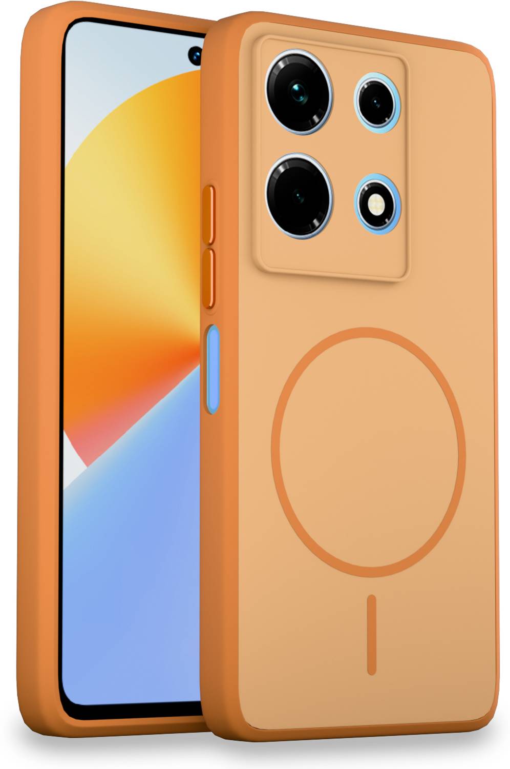 KartV Back Cover for Infinix Note 30 5G Orange - Image 1