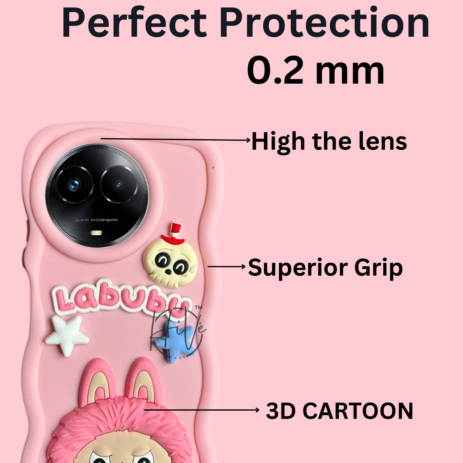 Image of Hive Back Cover for Realme 11X, Realme 11, Realme C67, Narzo 60X