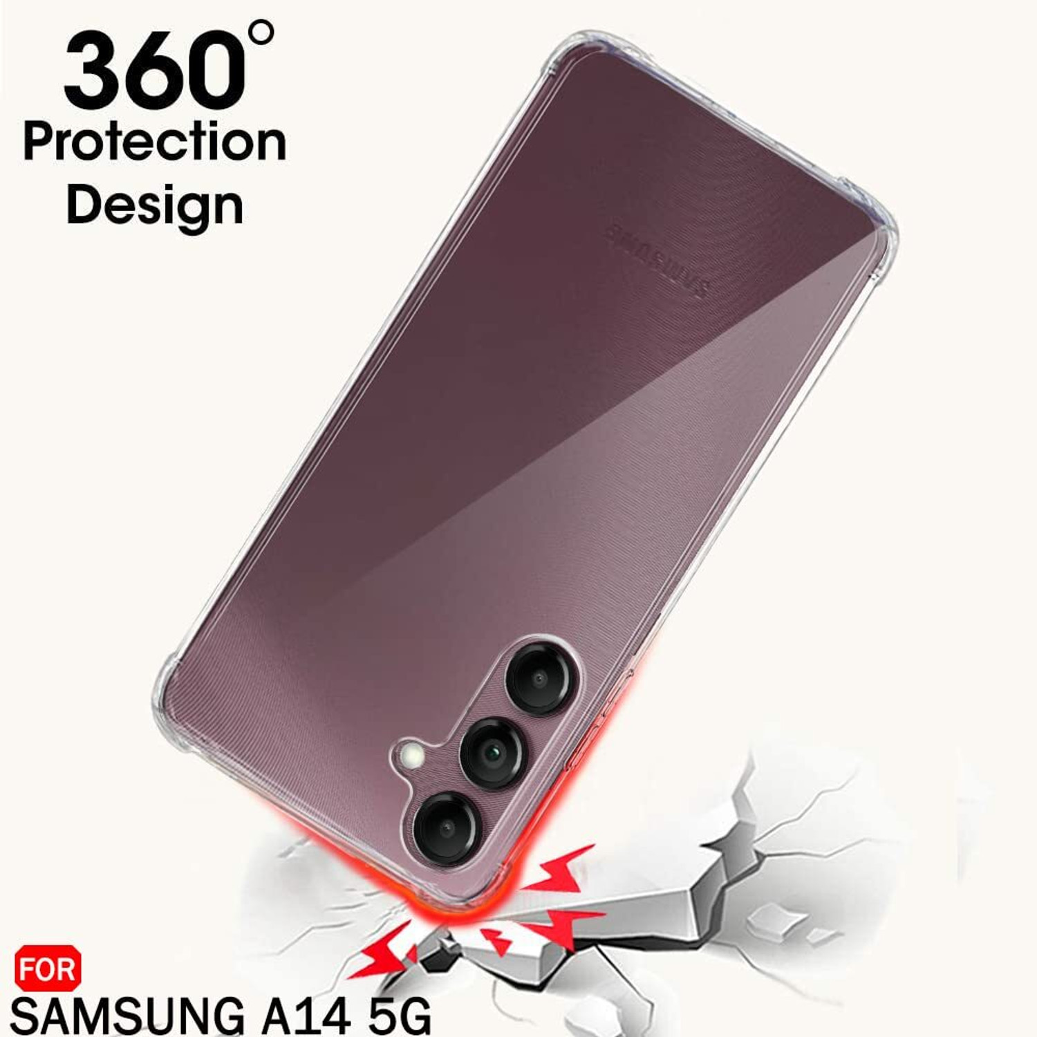Image of ROADWAY Back Cover for Samsung Galaxy A14 5G