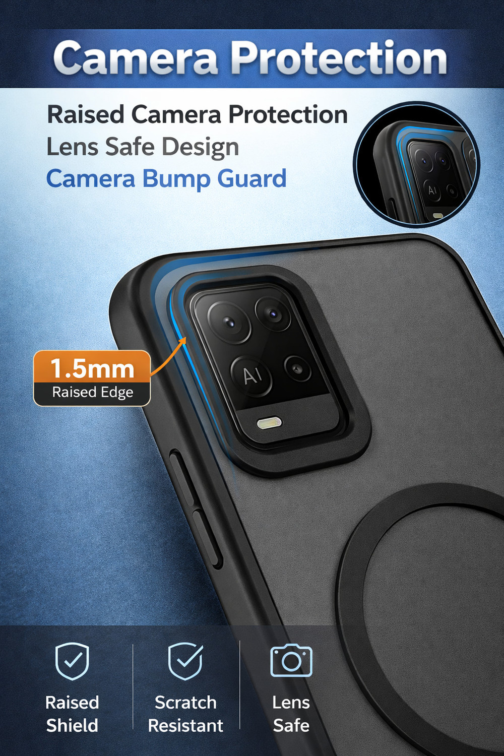 Image of Accesories Legacy Back Cover for Realme 9 5G,Realme Narzo 30 5G