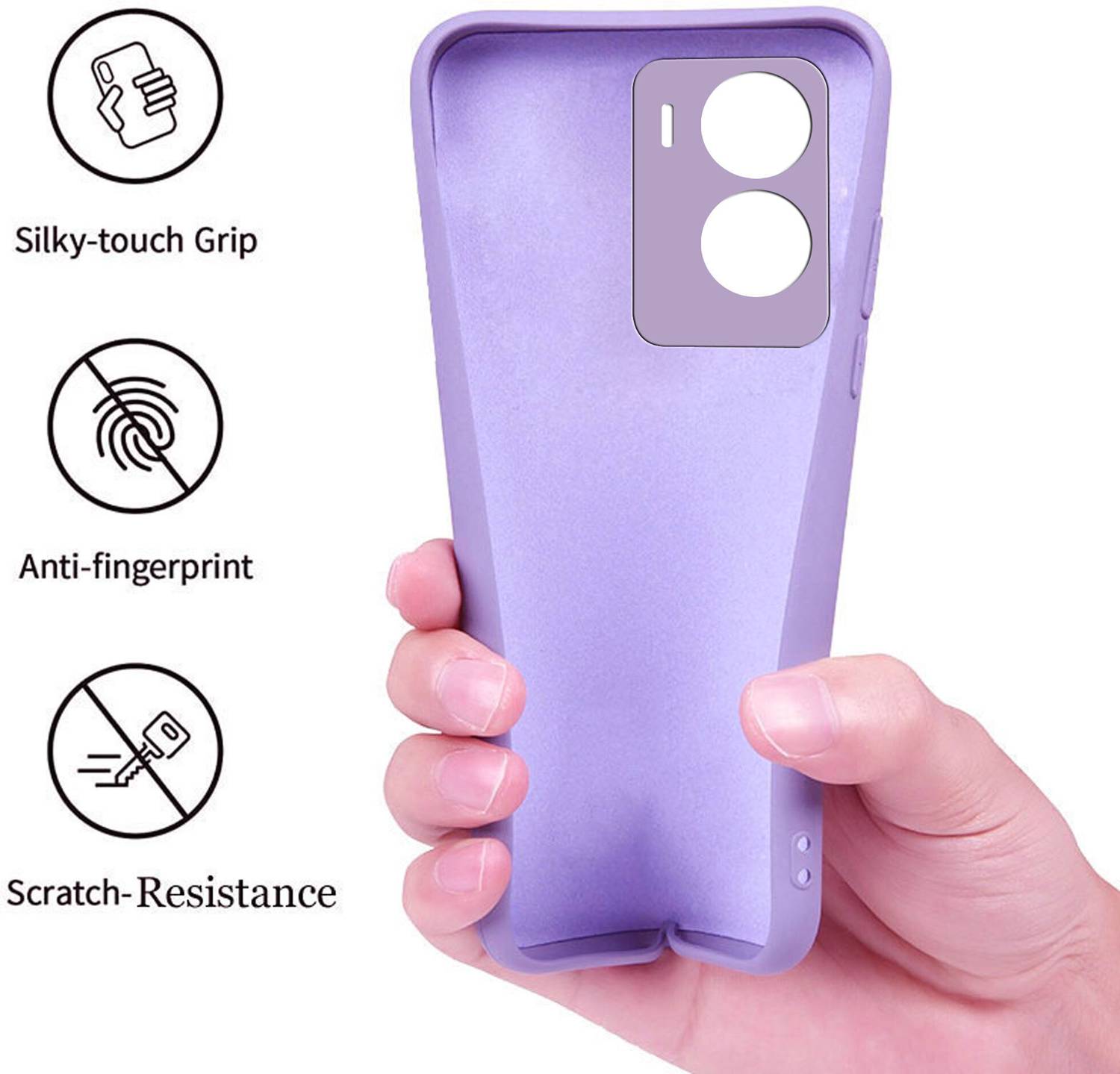 Artistque Back Cover for Vivo T2X 5G Purple - Image 4