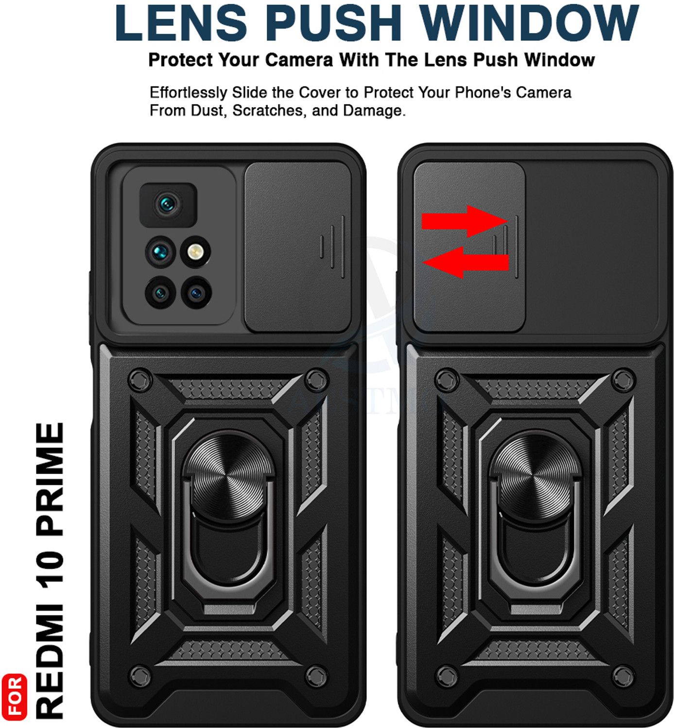 Image of AESTMO Back Cover for Redmi 10 Prime