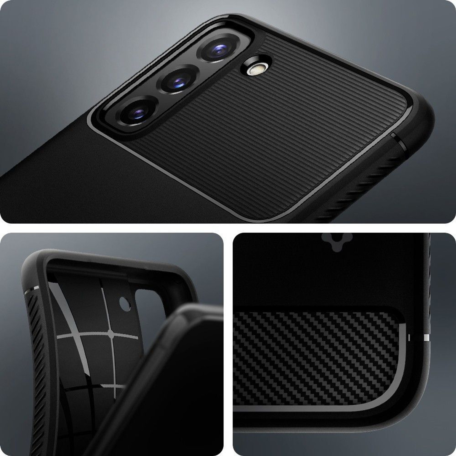 Image of Spigen Rugged Armor Back Cover for SAMSUNG Galaxy S21