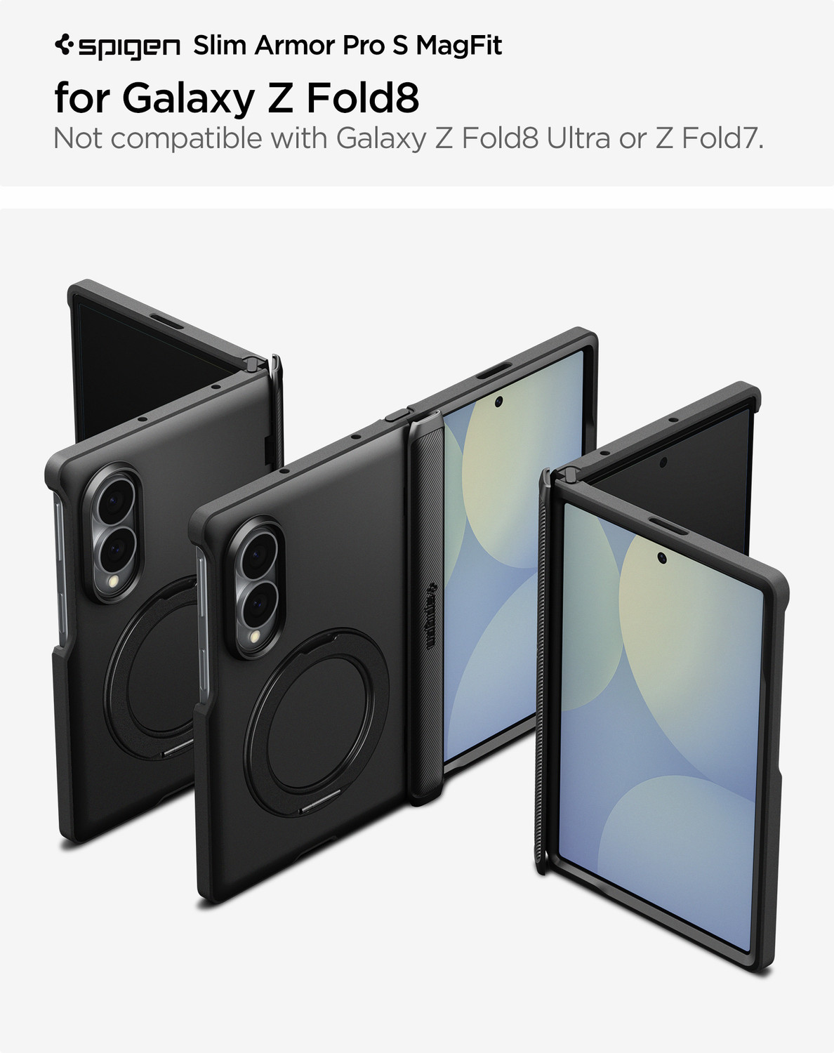 Image of Spigen Back Cover for Samsung Galaxy Z Fold 8
