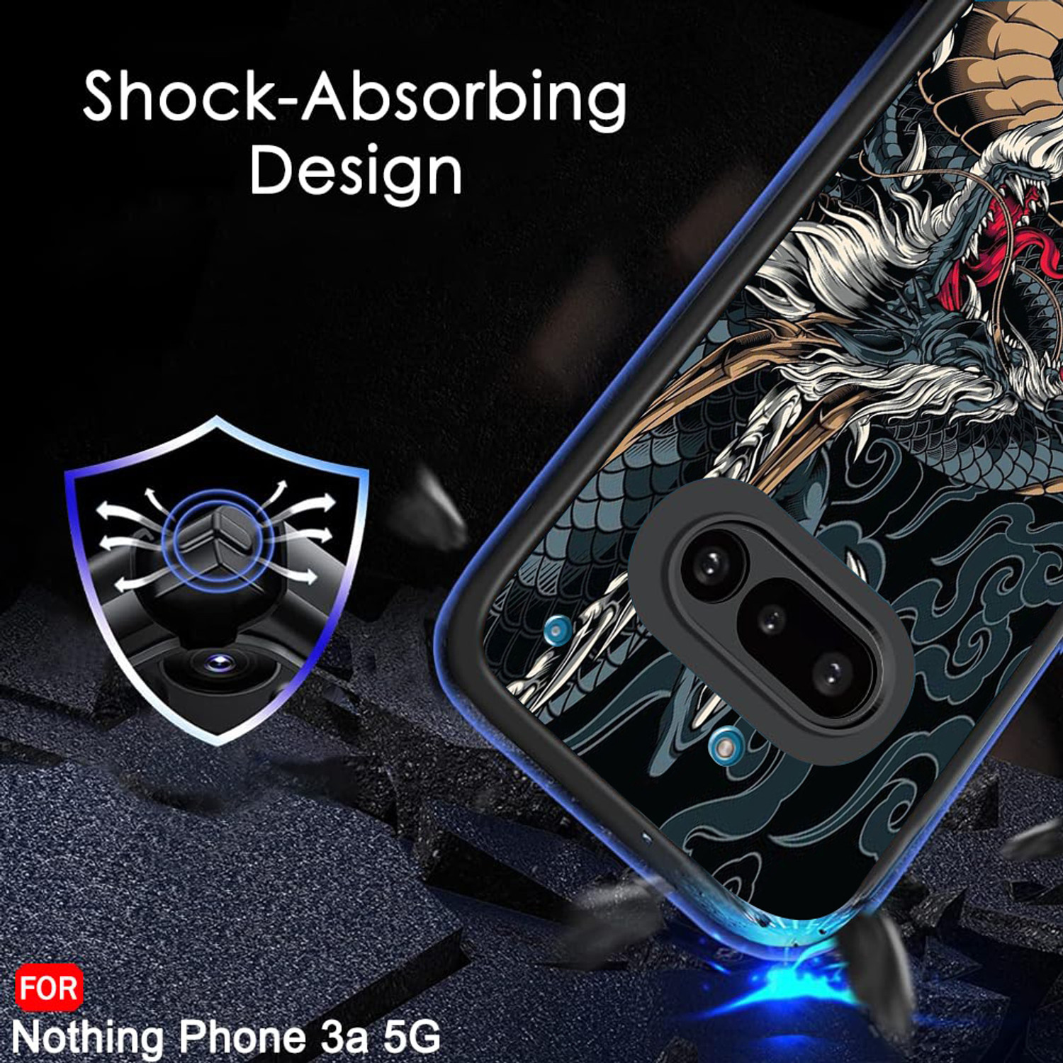 Image of MYSTERIOS Back Cover for Nothing Phone (3a)