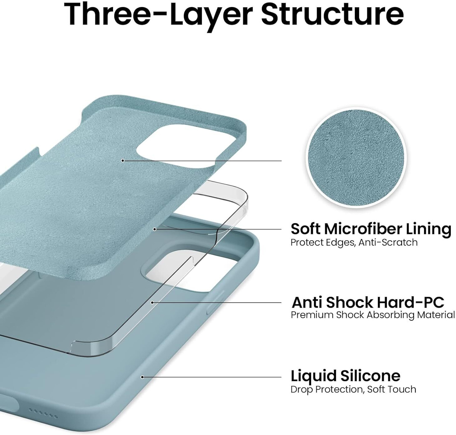 Image of Caseex Back Cover for Apple iPhone 15 Plus, Caseex Silicone Back Case for Apple iPhone 15 Plus (6.7 inch)