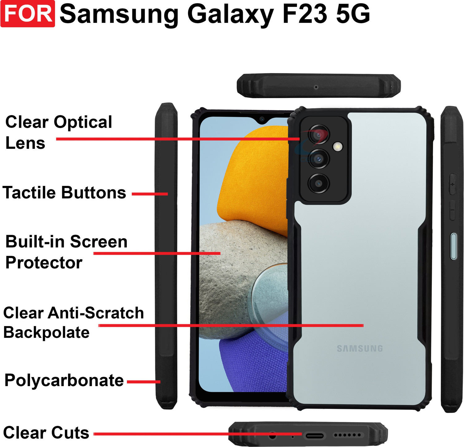 Image of CEDO XPRO Back Cover for Samsung Galaxy F23 5G