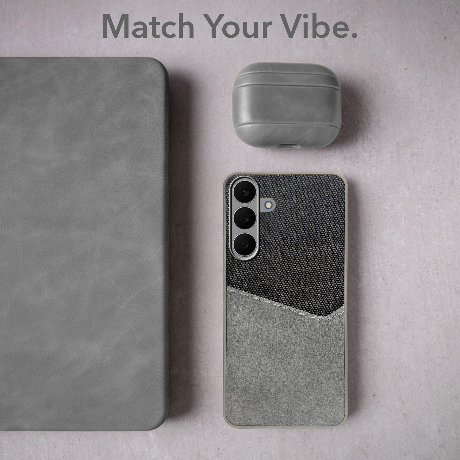 Image of JKOBI Back Cover for Samsung Galaxy S25 FE (Grey, Magsafe, Polycarbonate, Pack of: 1)