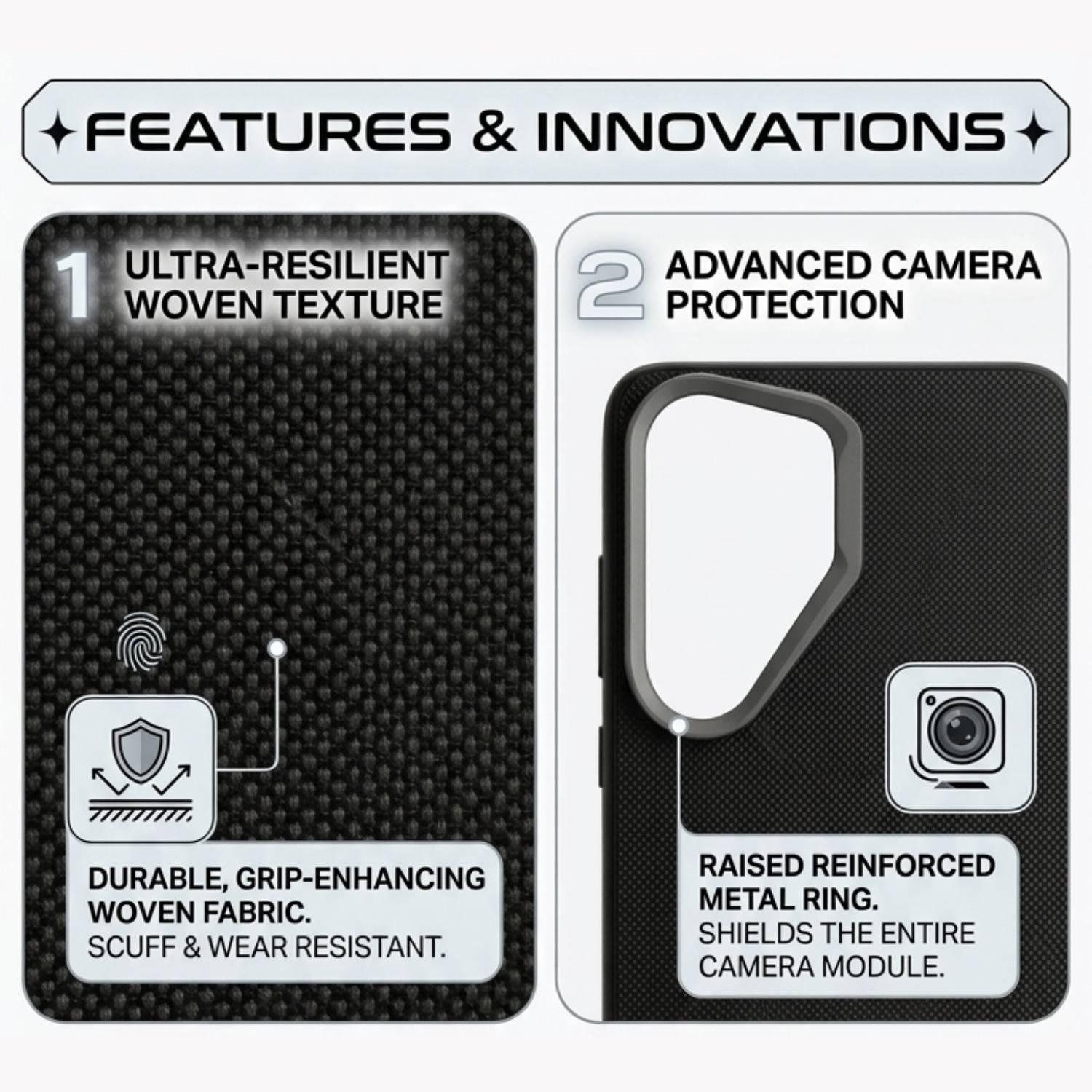 VoiDrop Back Cover for S26 Ultra Black - Image 5