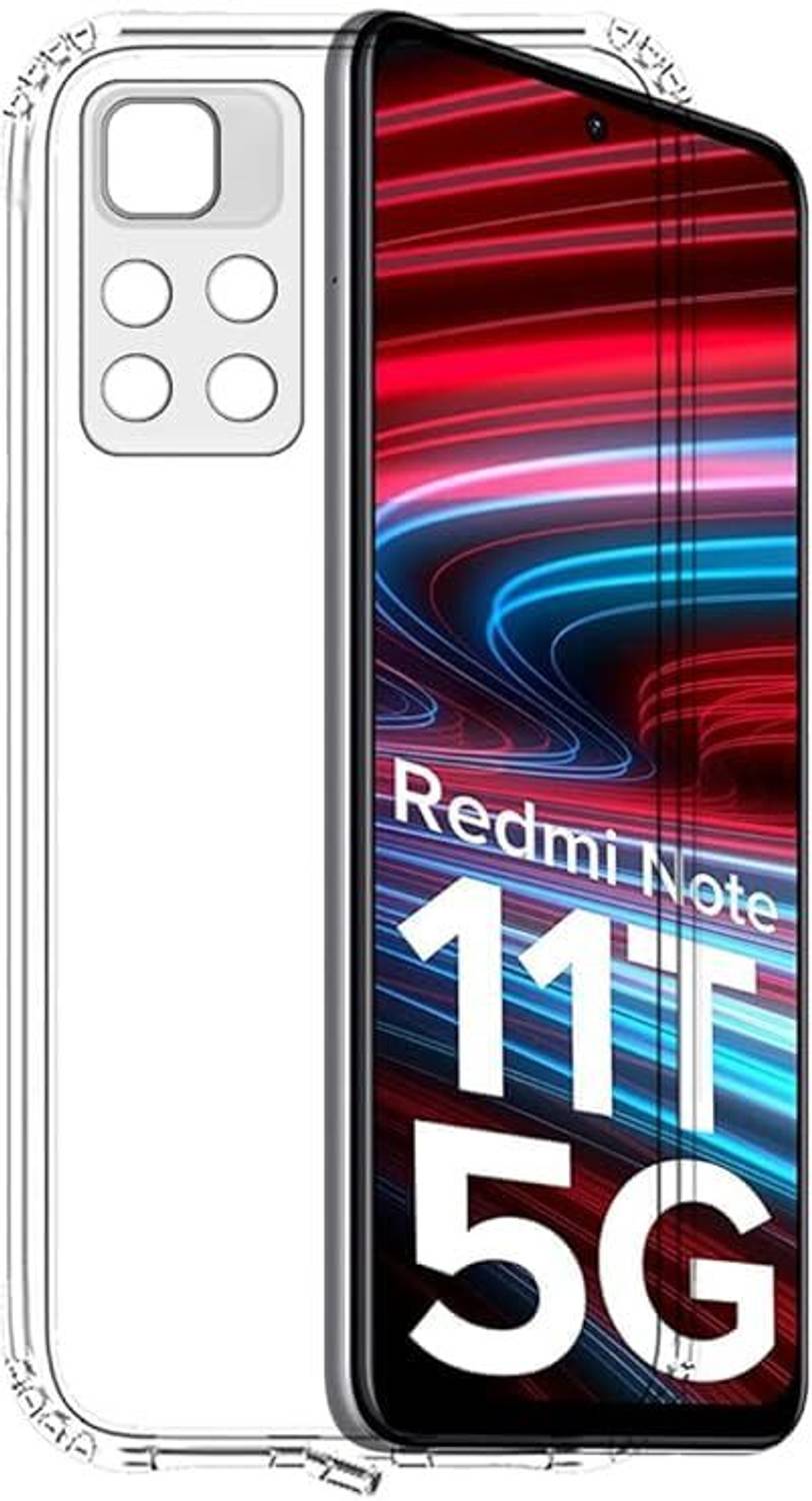ALFA URBAN Back Cover for Poco M4 Pro 5G Transparent case|Raised Bumps for Camera & Screen Protection | Soft TPU