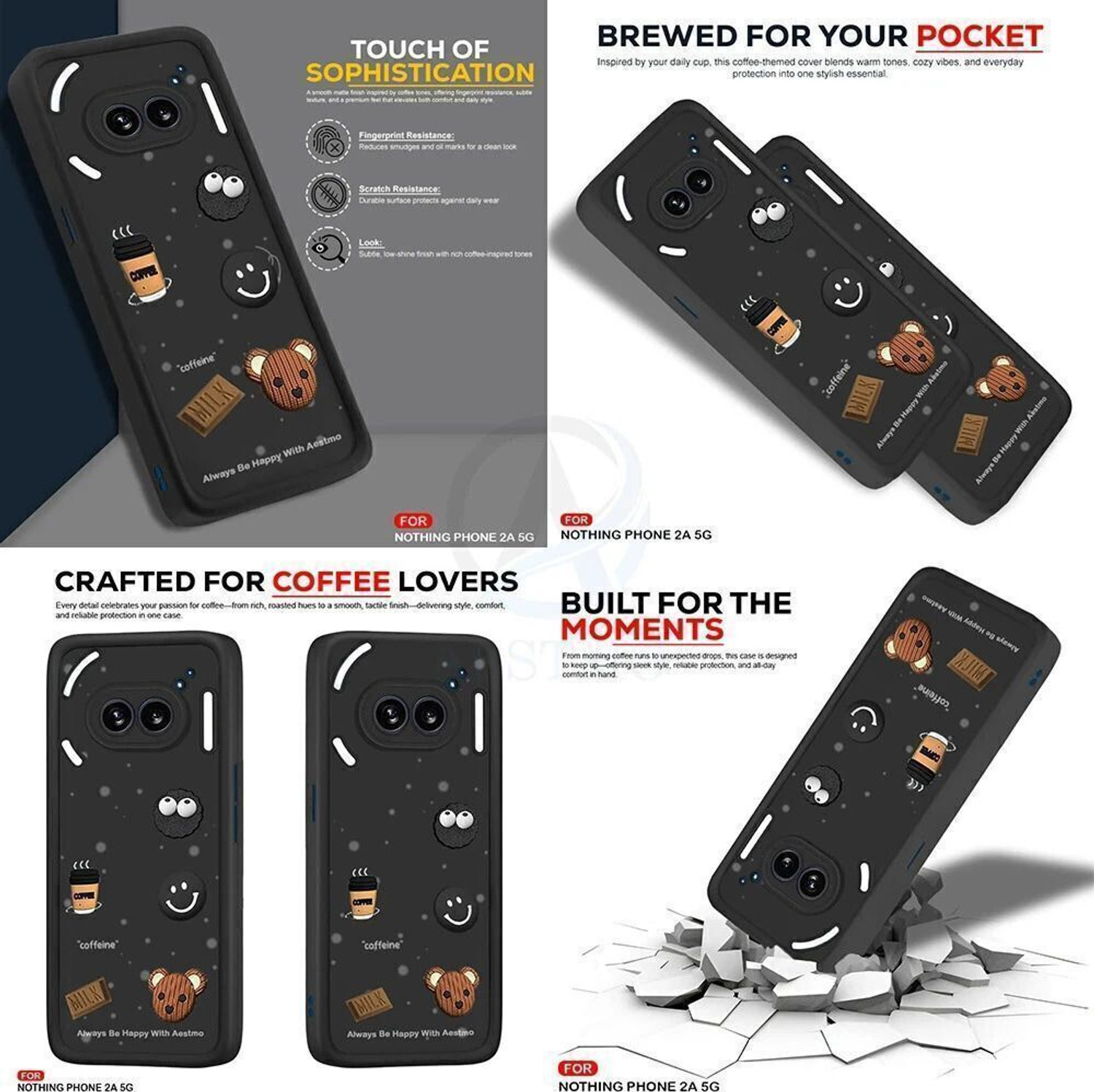 Image of AESTMO Back Cover for Nothing Phone (2a) 5G