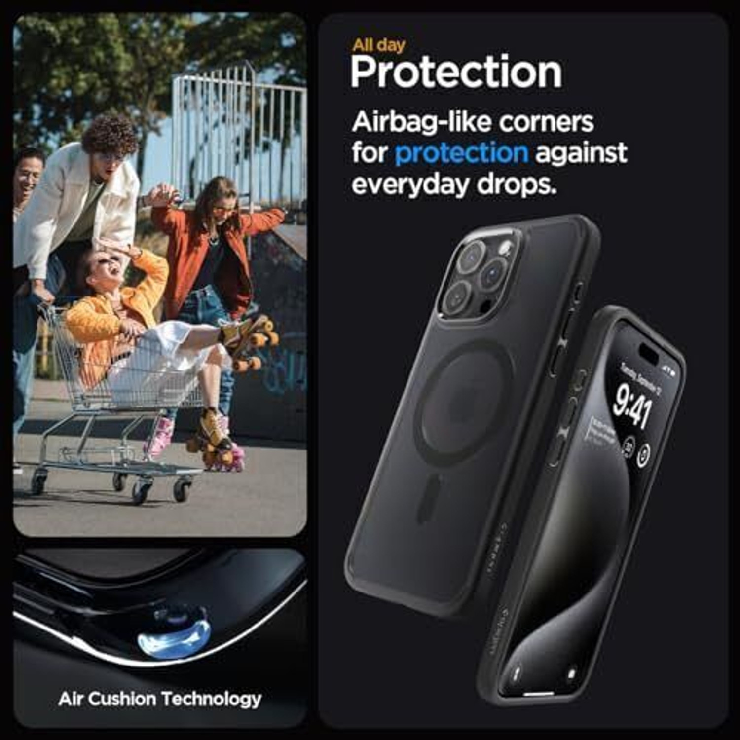 Image of Spigen Ultra Hybrid Magfit Back Cover for Apple iPhone 15 Pro Max