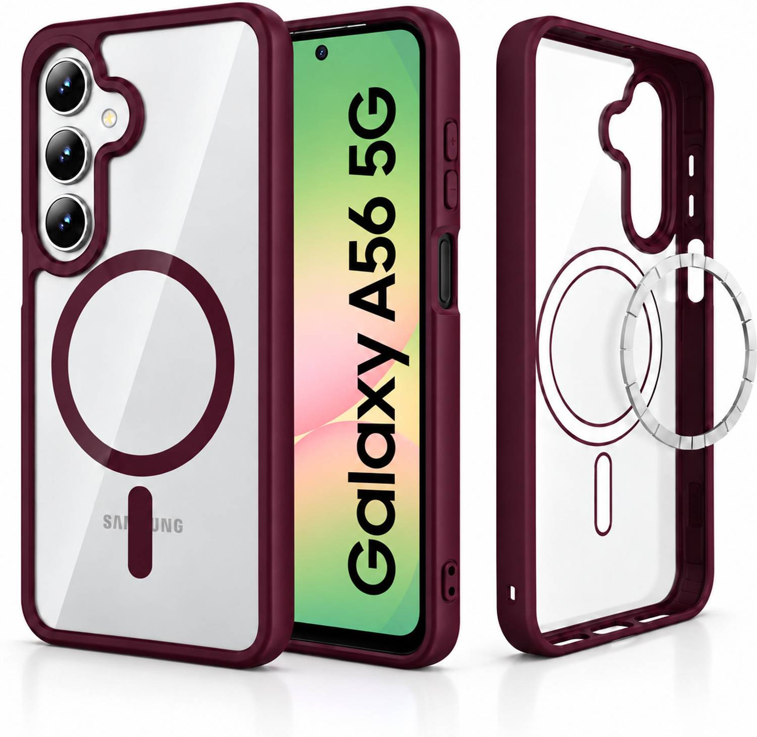 ArmourPro Back Cover for Samsung Galaxy A56 5G, Samsung Galaxy A36 5G, MagSafe Compatible Magnetic Shockproof Case