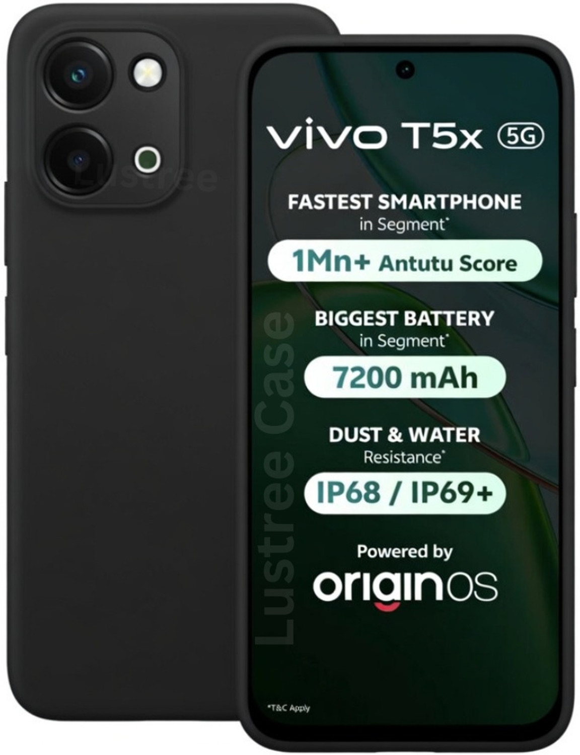 Image of Lustree Back Cover for vivo T5x 5G