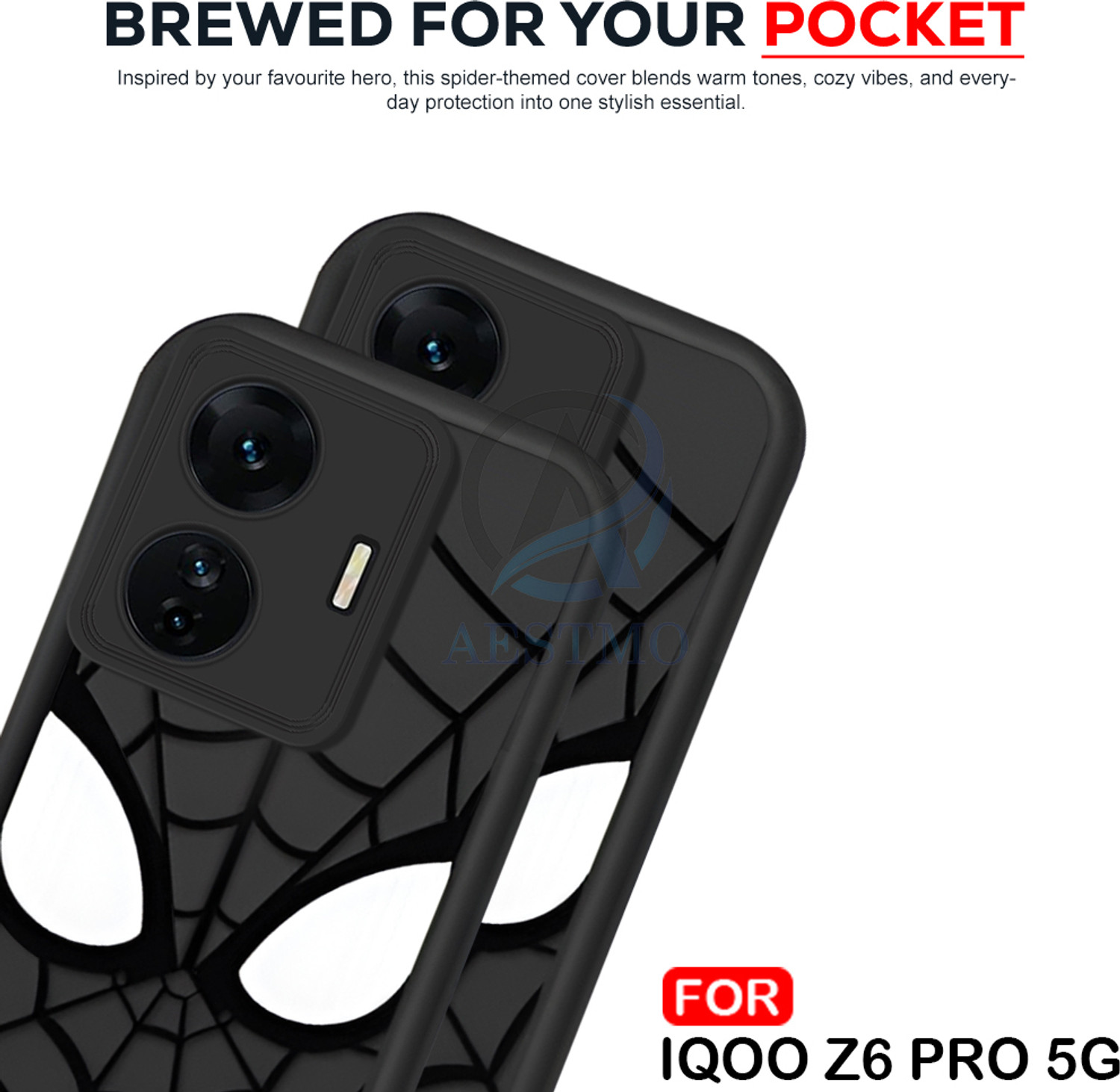 Image of AESTMO Back Cover for iQOO Z6 Pro 5G