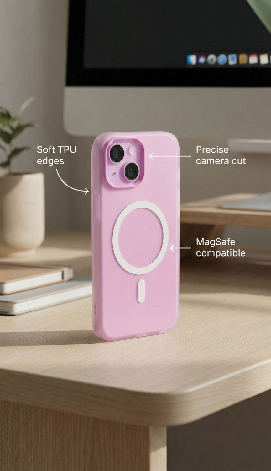 Image of Flipkart SmartBuy Back Cover for Apple iPhone 15
