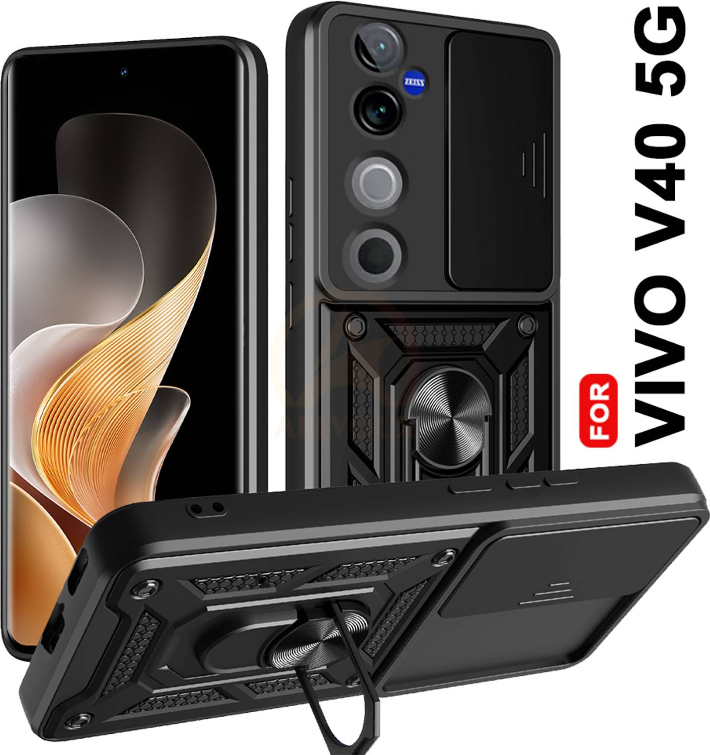 AelVouX Back Cover for vivo V40 5G