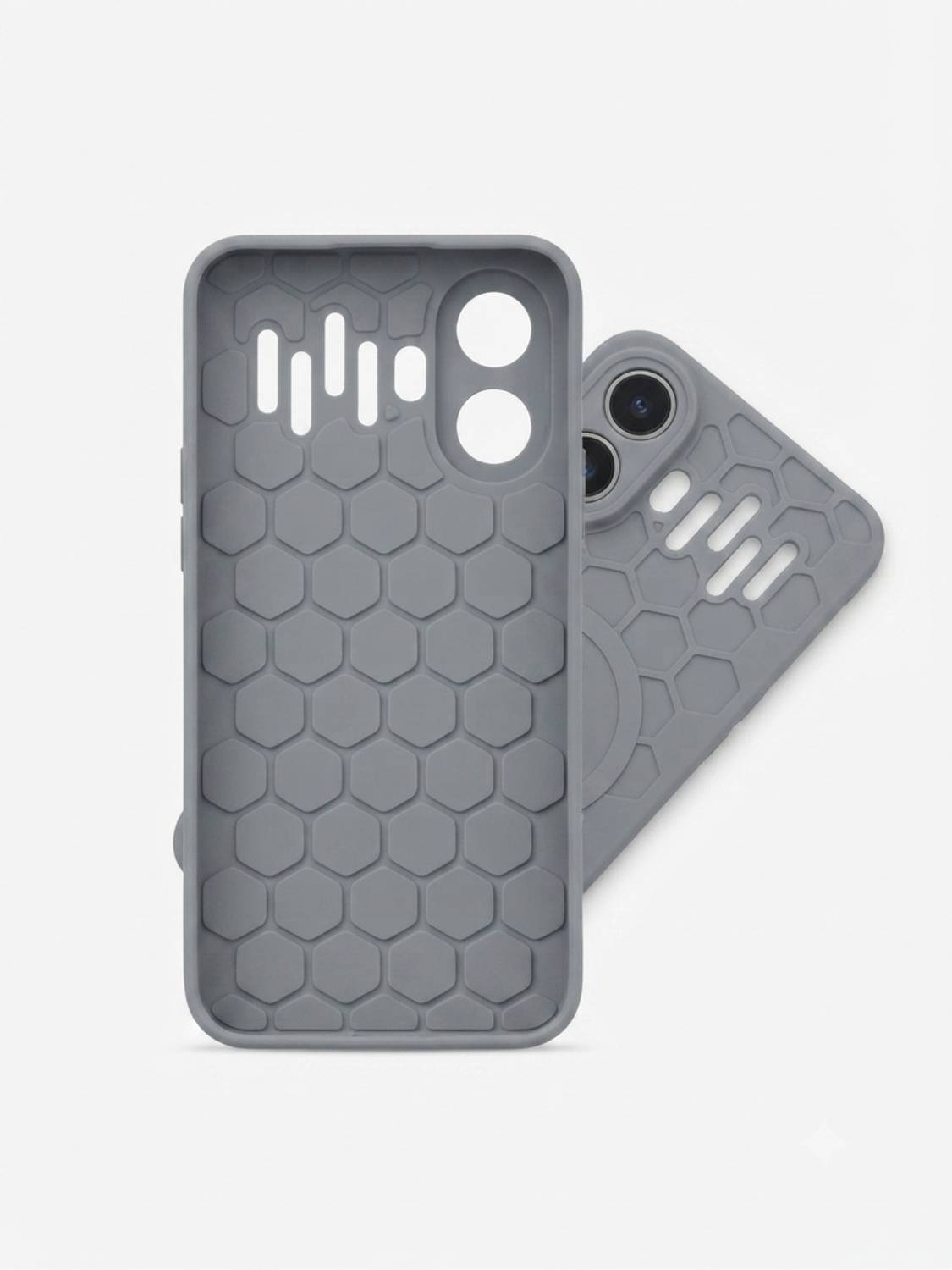 FOUR U COVER Back Cover for AI+ NOVA 2 PRO 5G (Grey) - Image 5