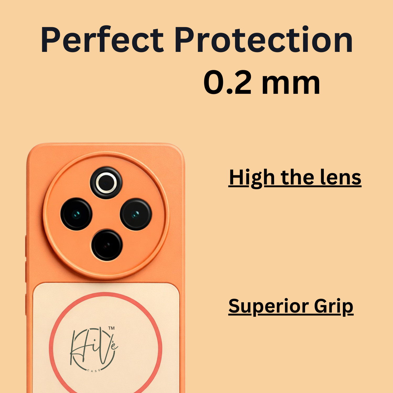 Image of Hive Back Cover for Vivo T4 5G, iQOO Z10 5G
