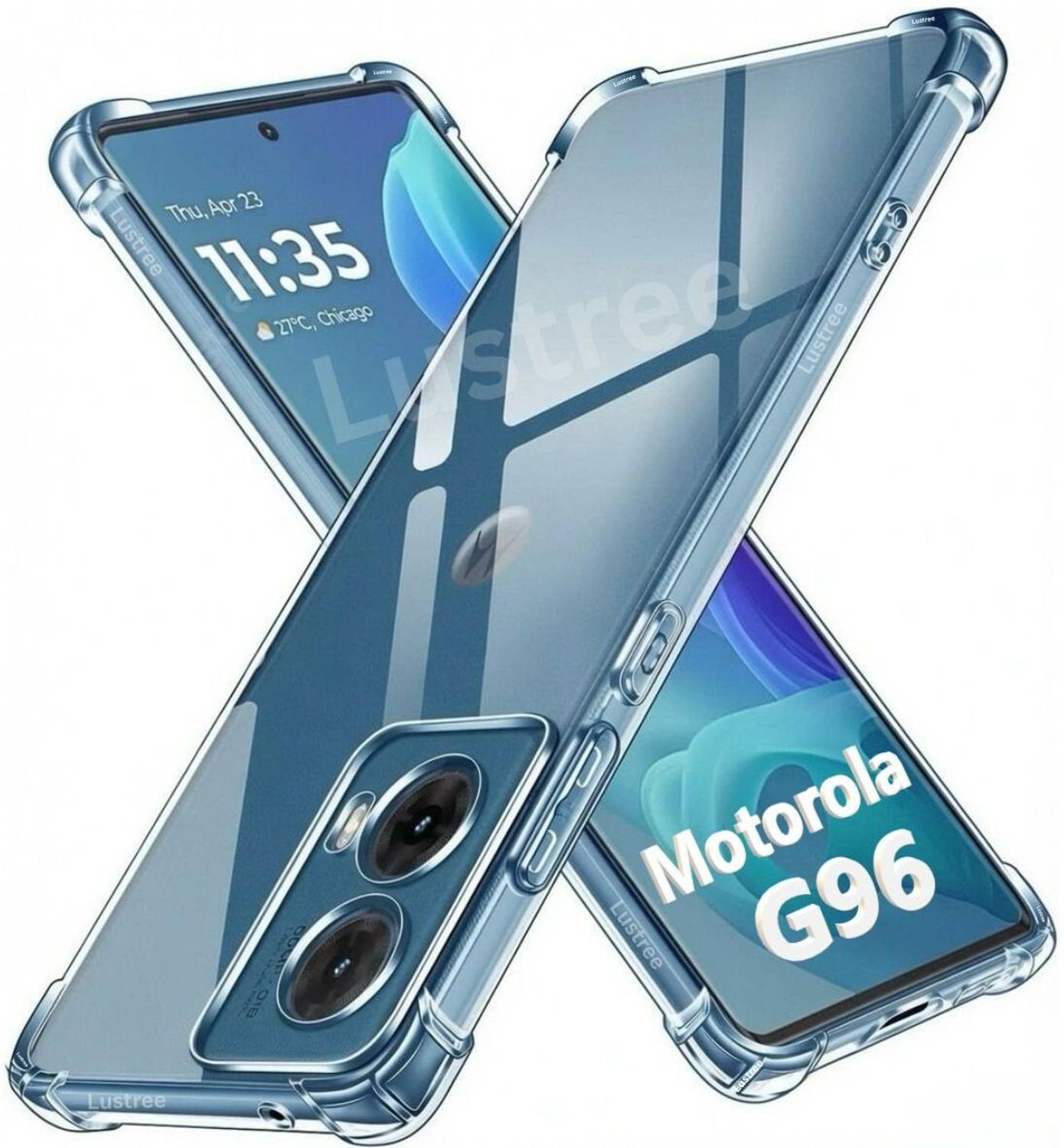 Lustree Back Cover for Motorola Moto G96 5G
