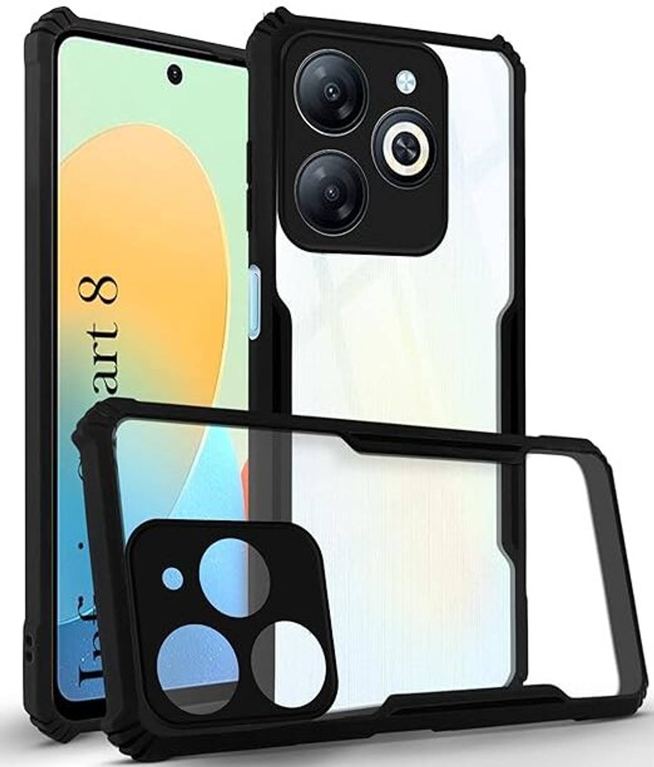 pnsales Back Cover for Infinix Smart 8 HD