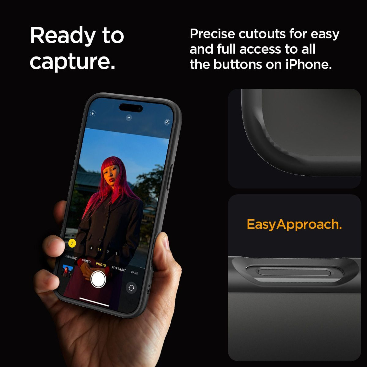 Image of Spigen Back Cover for Apple iPhone 16 Pro