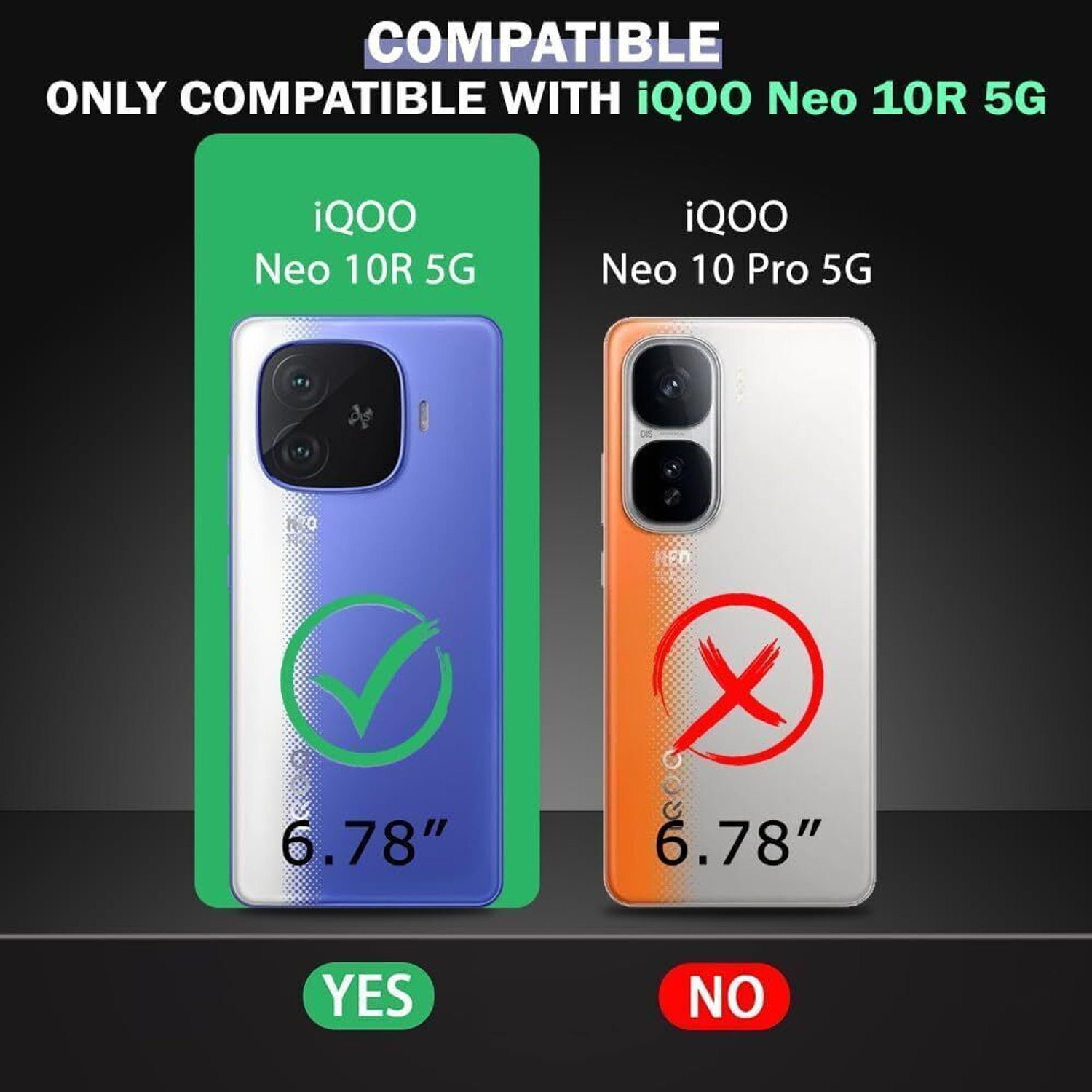 Image of Xolia Back Cover for IQOO Neo 10R 5G