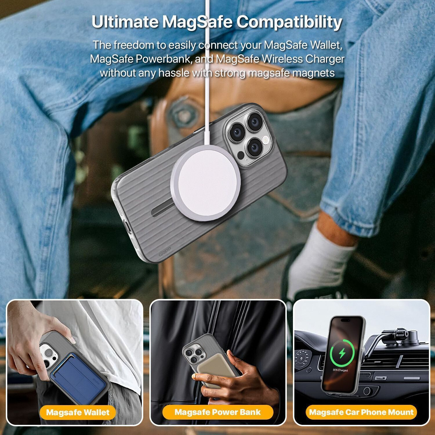 Image of Gripp Back Cover for Apple iPhone 16 Pro Max