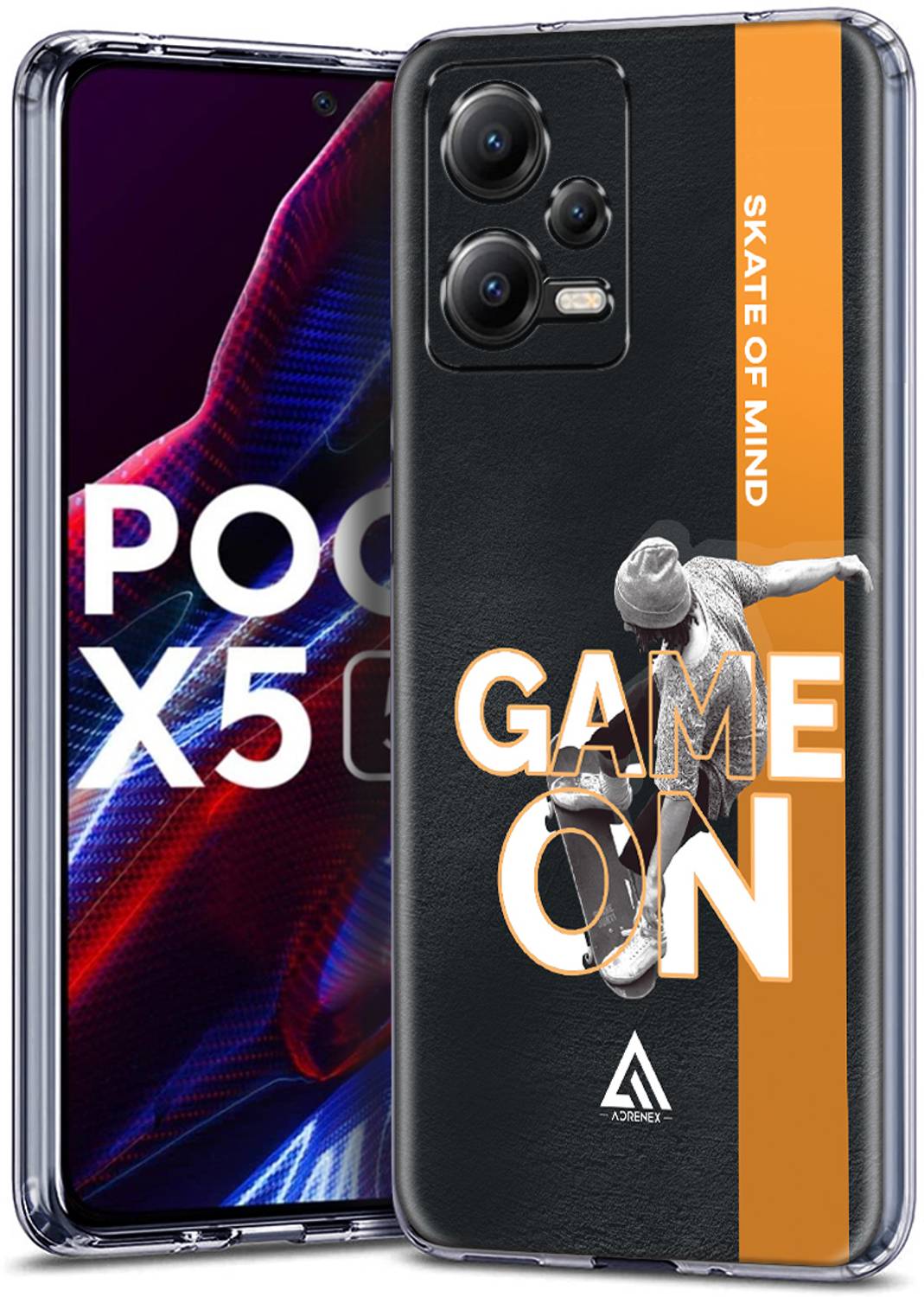 Adrenex Back Cover for POCO X5 5G