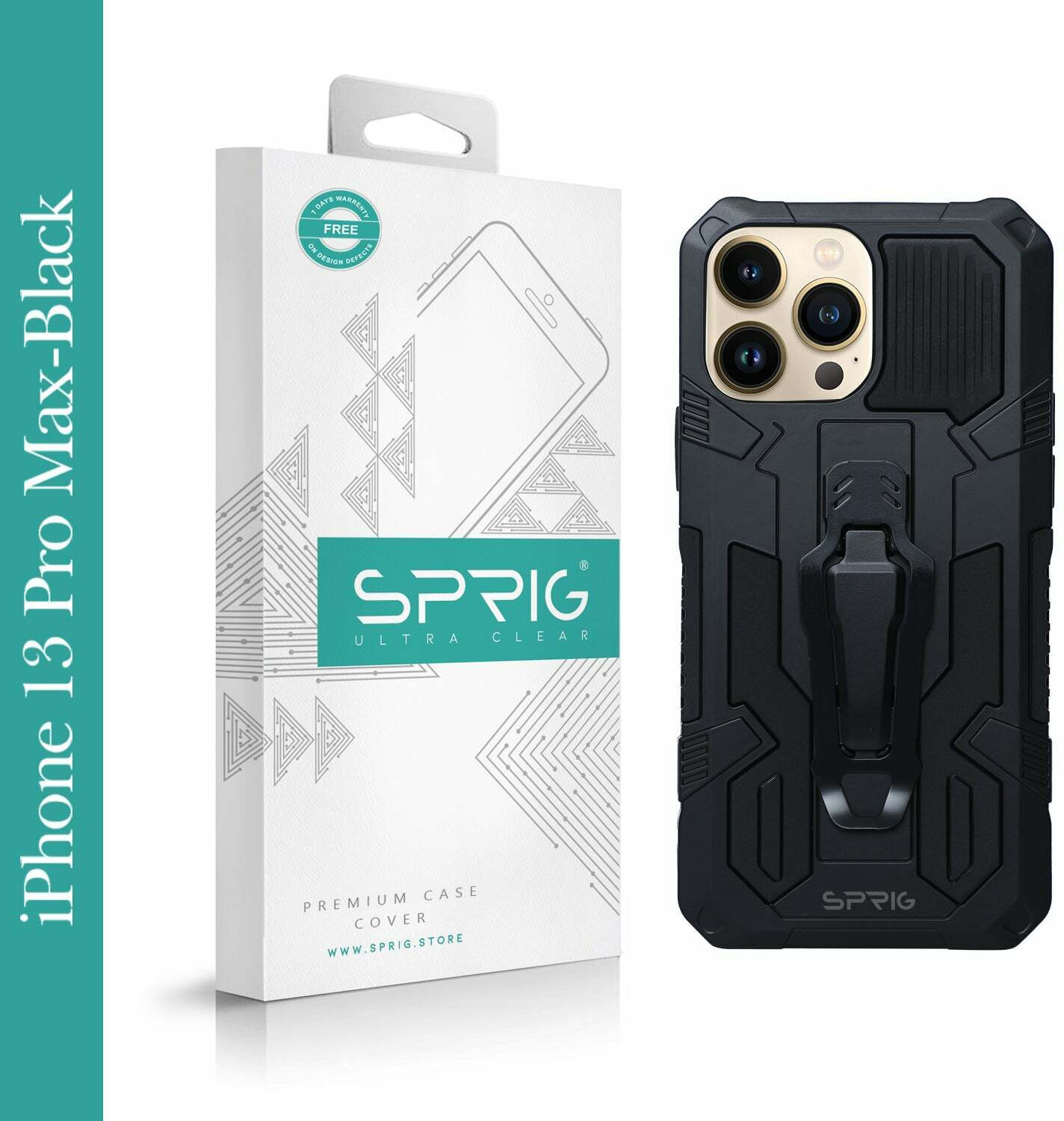 Image of Sprig Kick-stand Back Cover for APPLE iPhone 13 Pro Max, Apple iPhone 13 Pro Max, 13 Pro Max