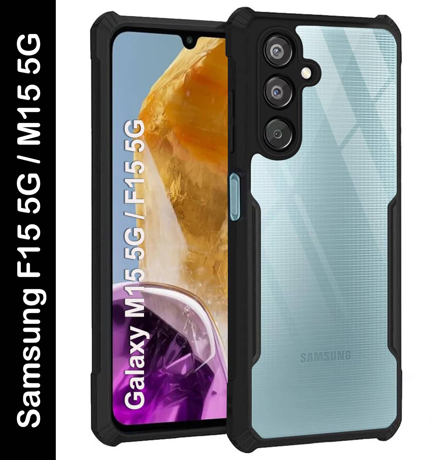 AIZLO Back Cover for Samsung Galaxy F15 5G, Samsung Galaxy M15 5G