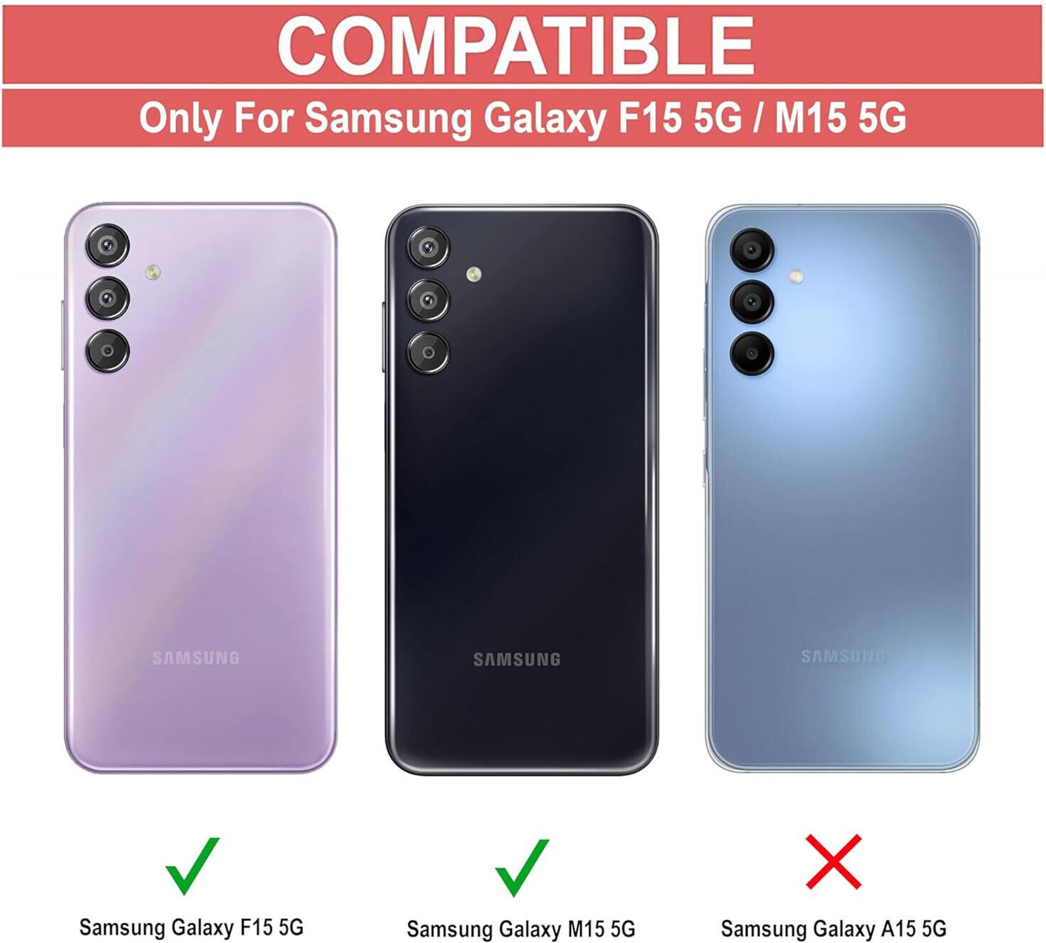 Image of Kypo Back Cover for Samsung Galaxy F15 5G