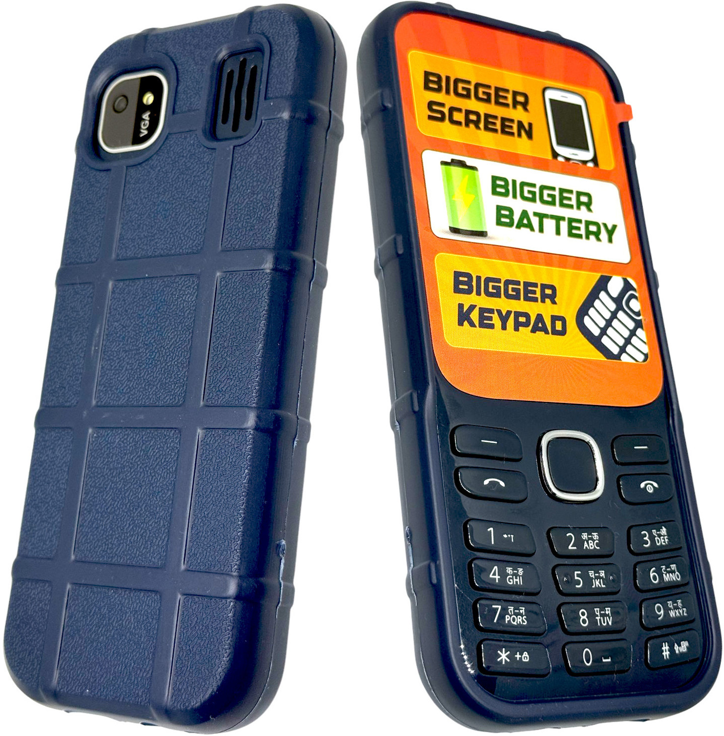 Image of Gizmofreaks Back Cover for Lava Gem 2025 Dual Sim Keypad Mobile Feature Phone