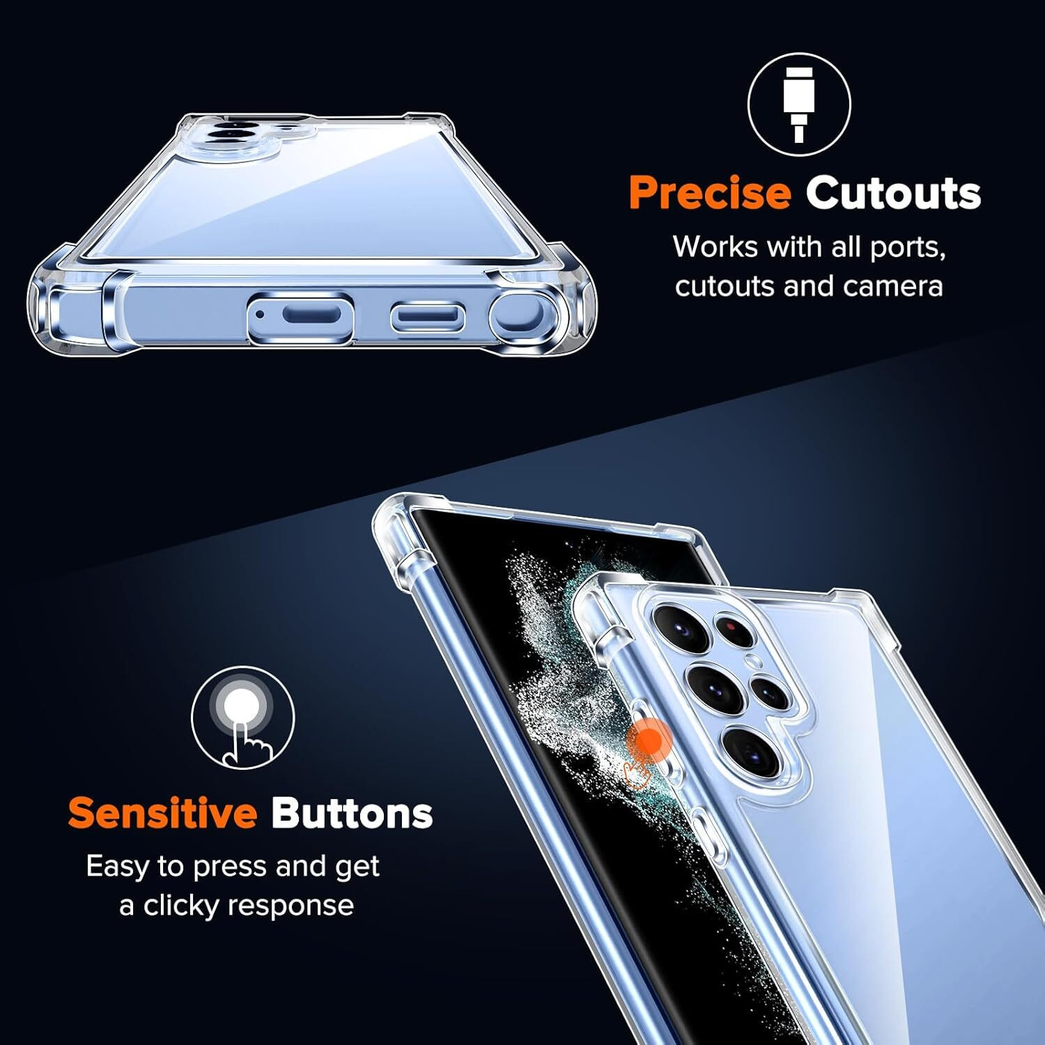 Image of Coverux Back Cover for Samsung Galaxy S22 Ultra 5G