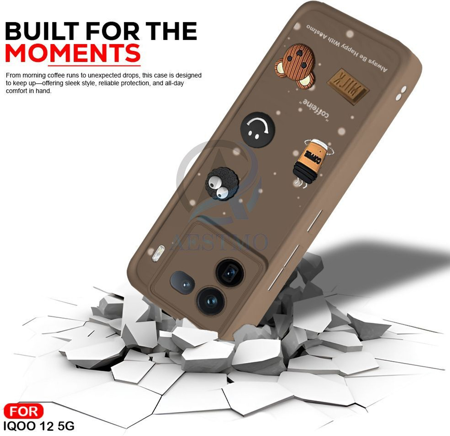 Image of AESTMO Back Cover for iQOO 12 5G
