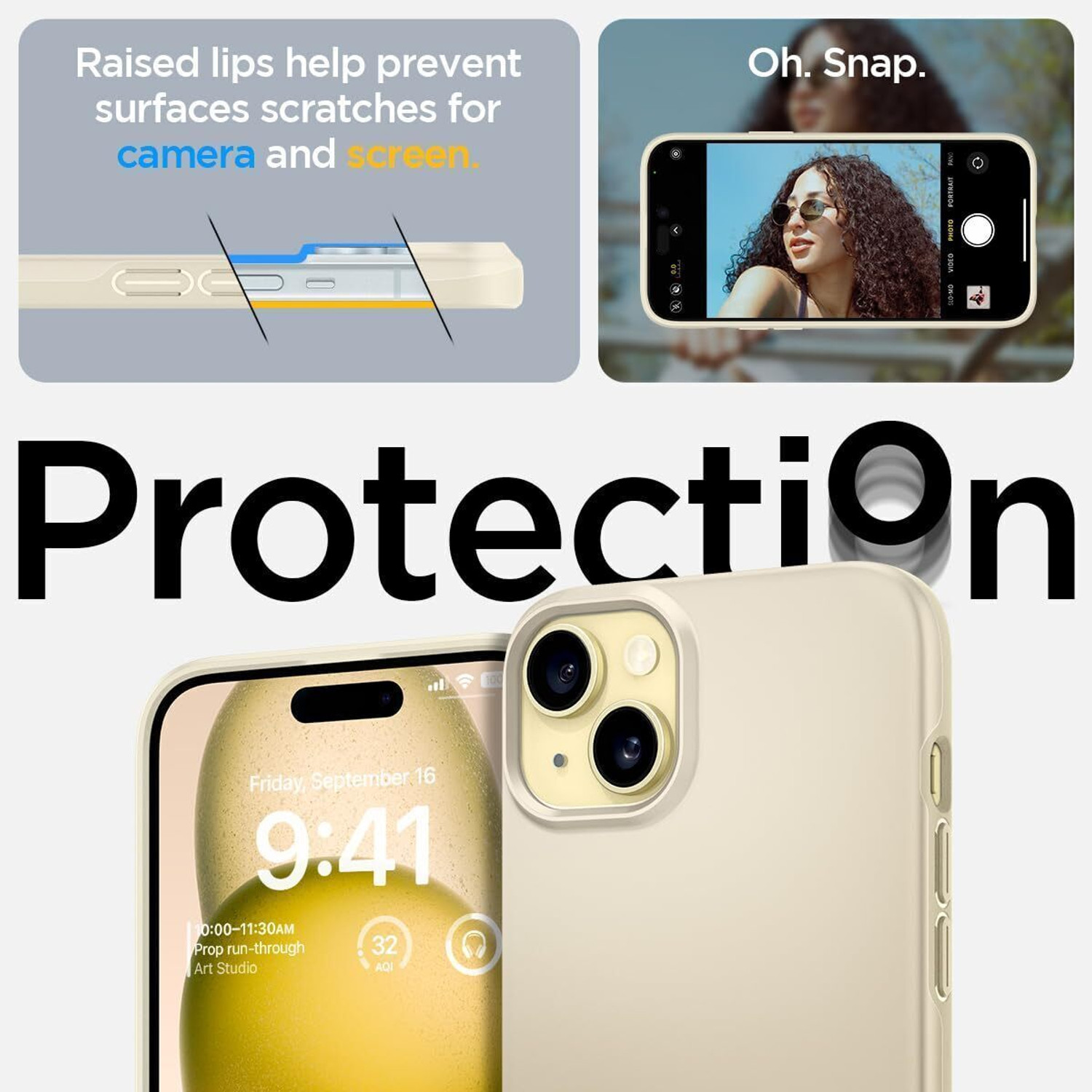Image of Spigen Thin Fit Back Cover for Apple iPhone 15 Plus