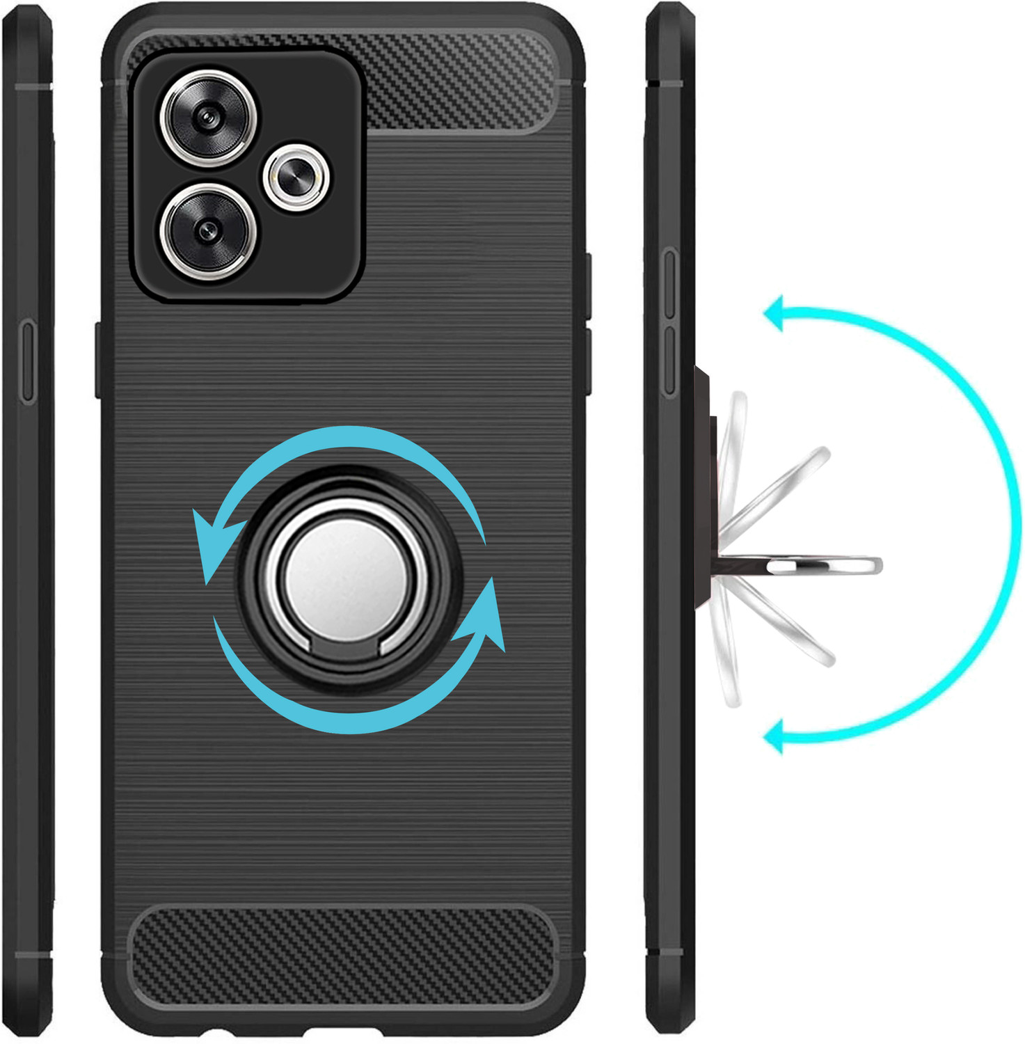 Image of Unistuff Poco F6 5G Rubber Back Cover