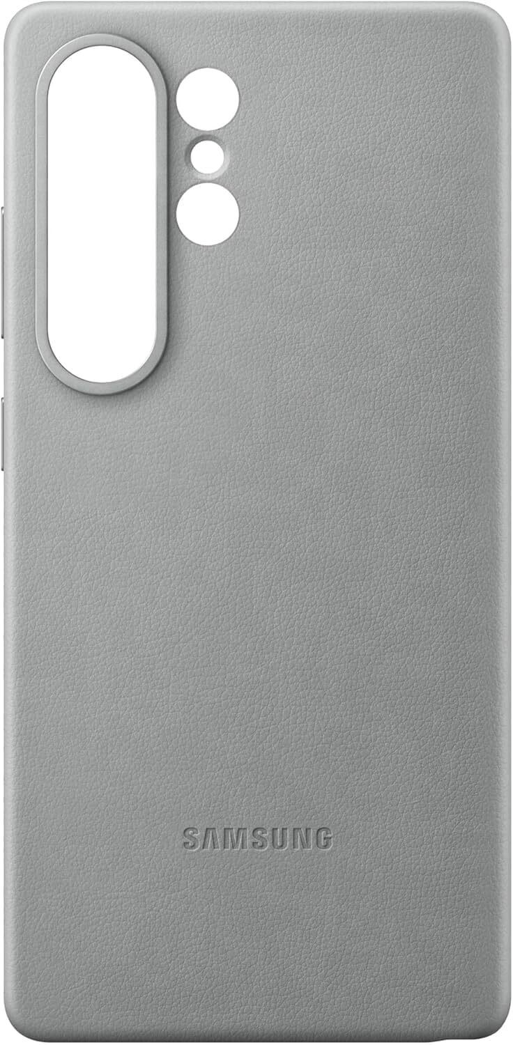 Image of MOBRISTA Back Cover for Samsung Galaxy S26 Ultra (Grey, Flexible, Leather, Pack of: 1)