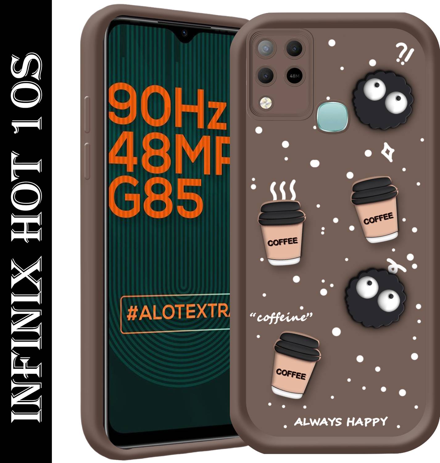 BOZTI Back Cover for INFINIX HOT 10S