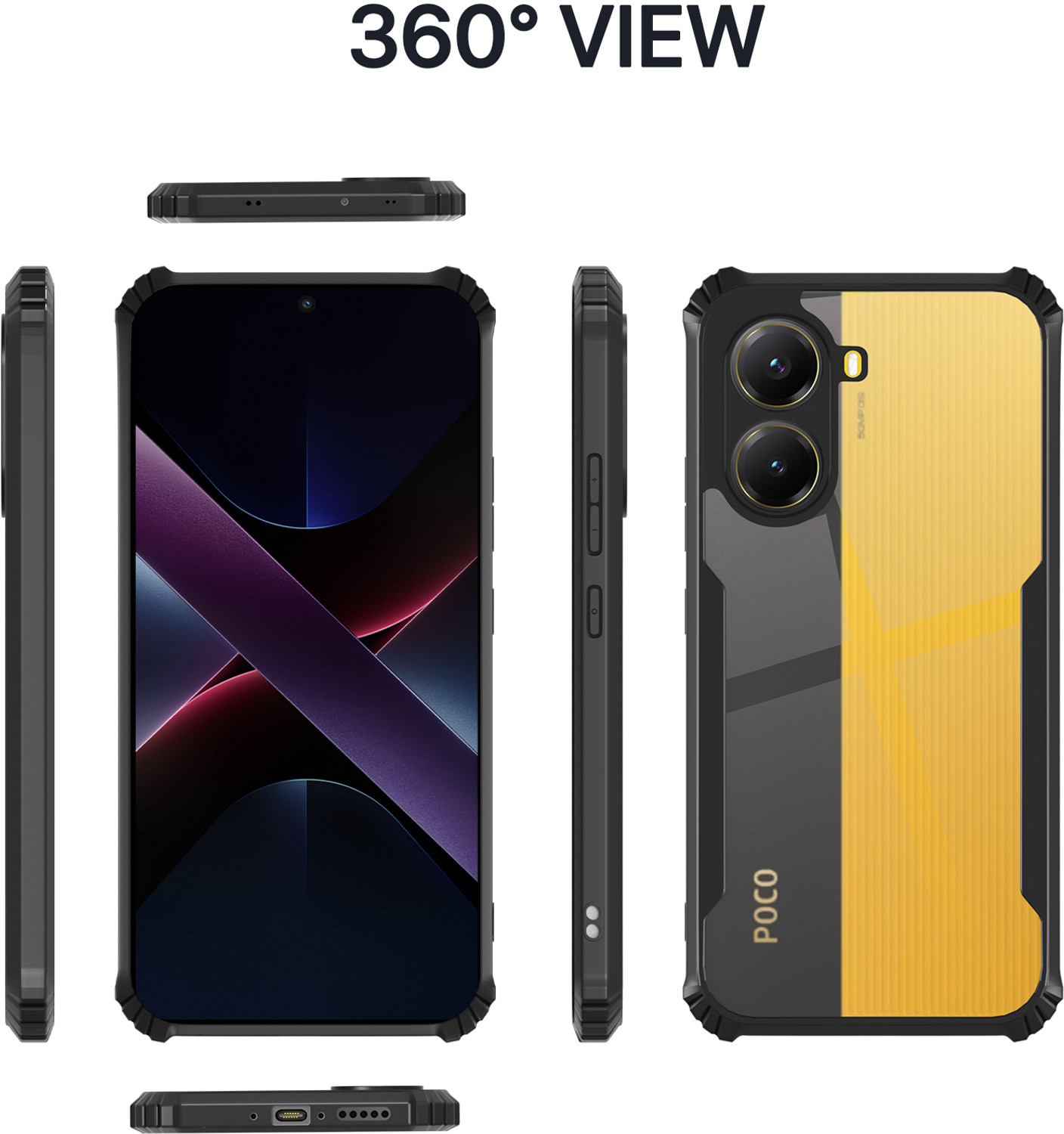 Image of Flipkart SmartBuy Back Cover for Poco X7 Pro 5G