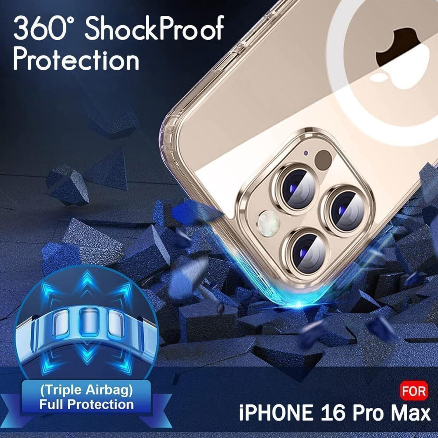 Image of Flipkart SmartBuy Back Cover for Apple iPhone 16 Pro Max