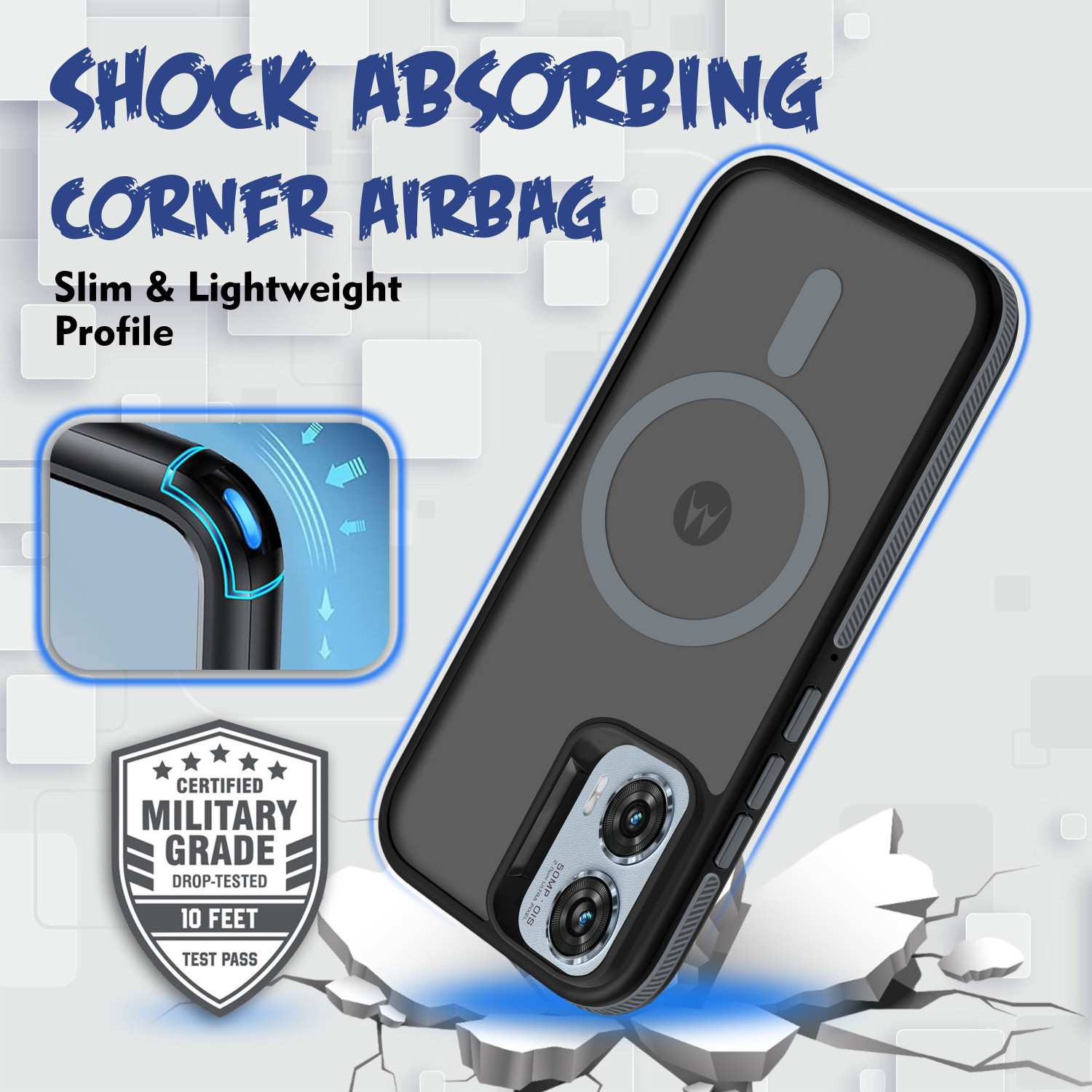 Image of V-TAN Back Cover for MOTOROLA Edge 50 Fusion