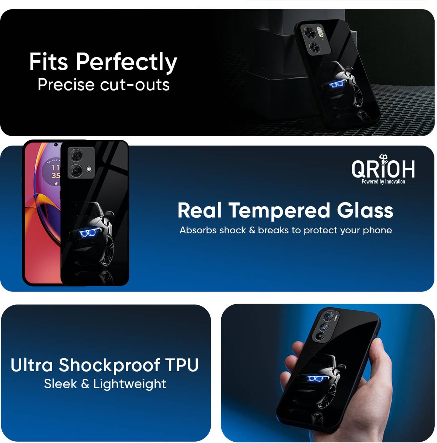 QRIOH Back Cover for Motorola Edge 60 Fusion 5G - Image 2