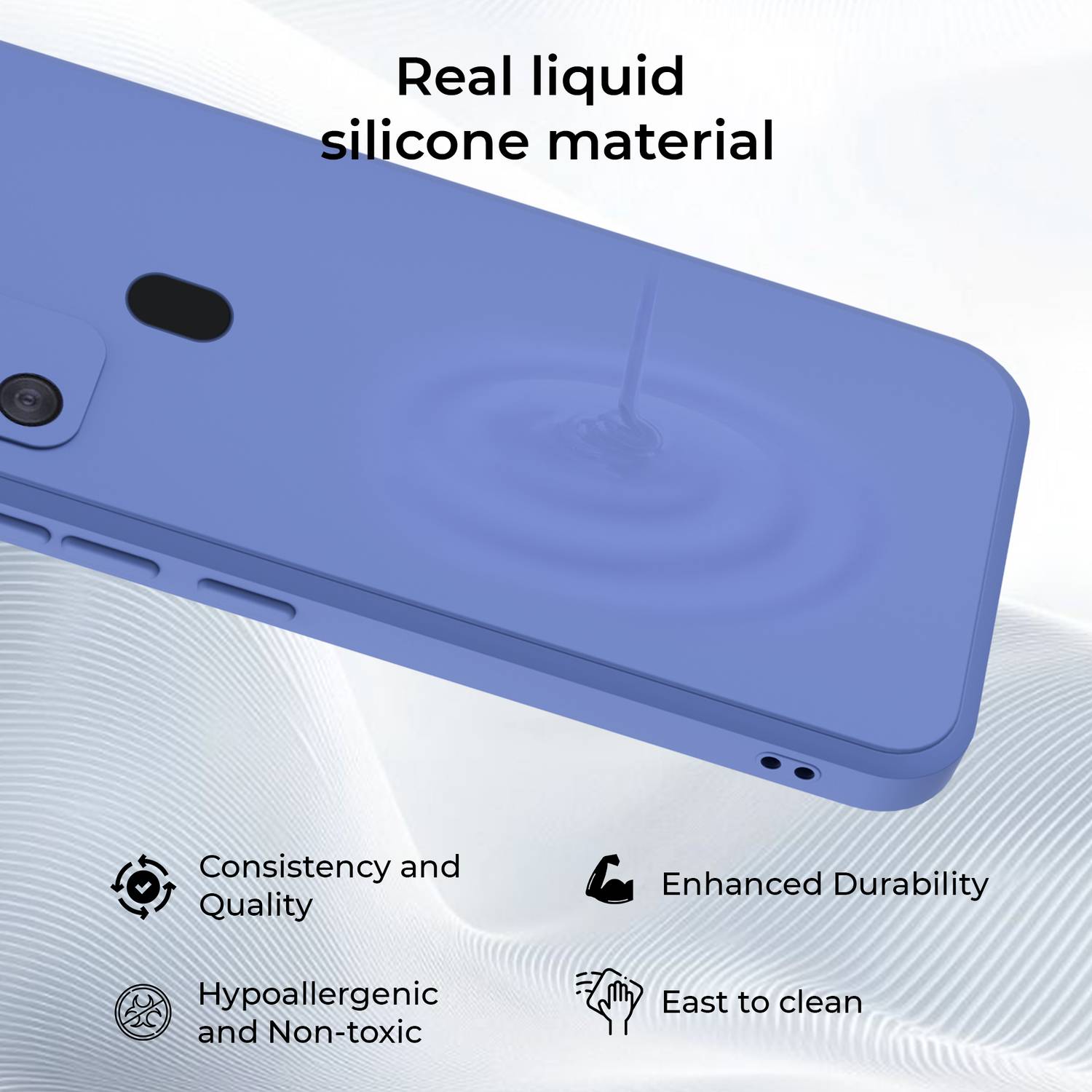 Artistque Blue Back Cover for Samsung Galaxy M21 - Image 4