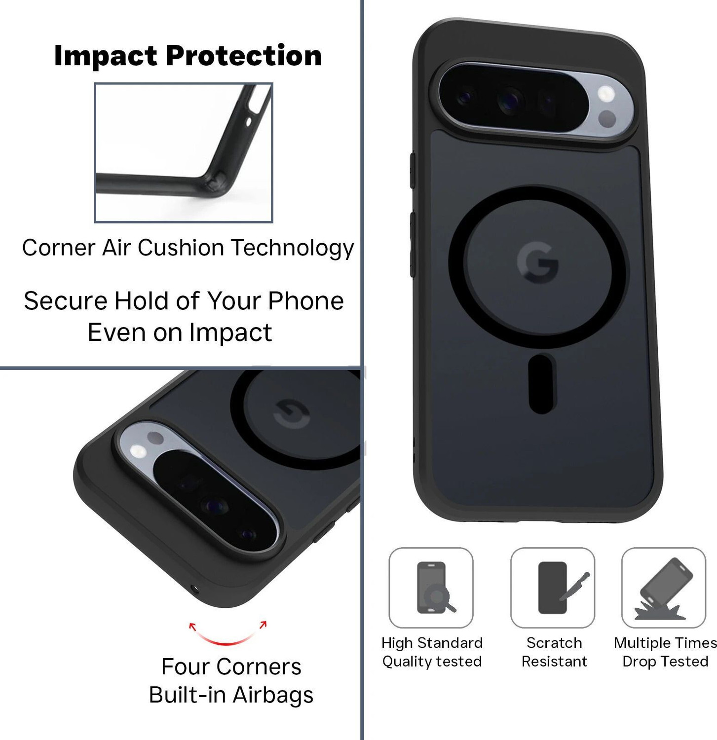 Image of RIGGEAR Back Cover for Google Pixel 10, Google Pixel 10 Pro