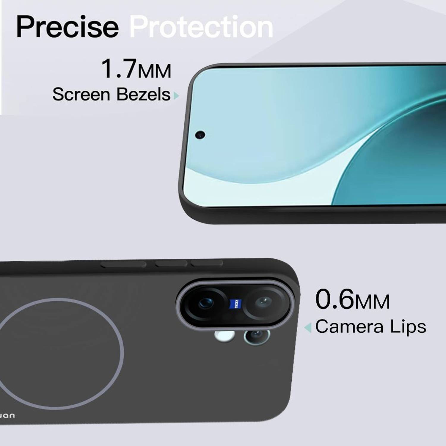 KARWAN Back Cover for Vivo X200 FE Black - Image 4