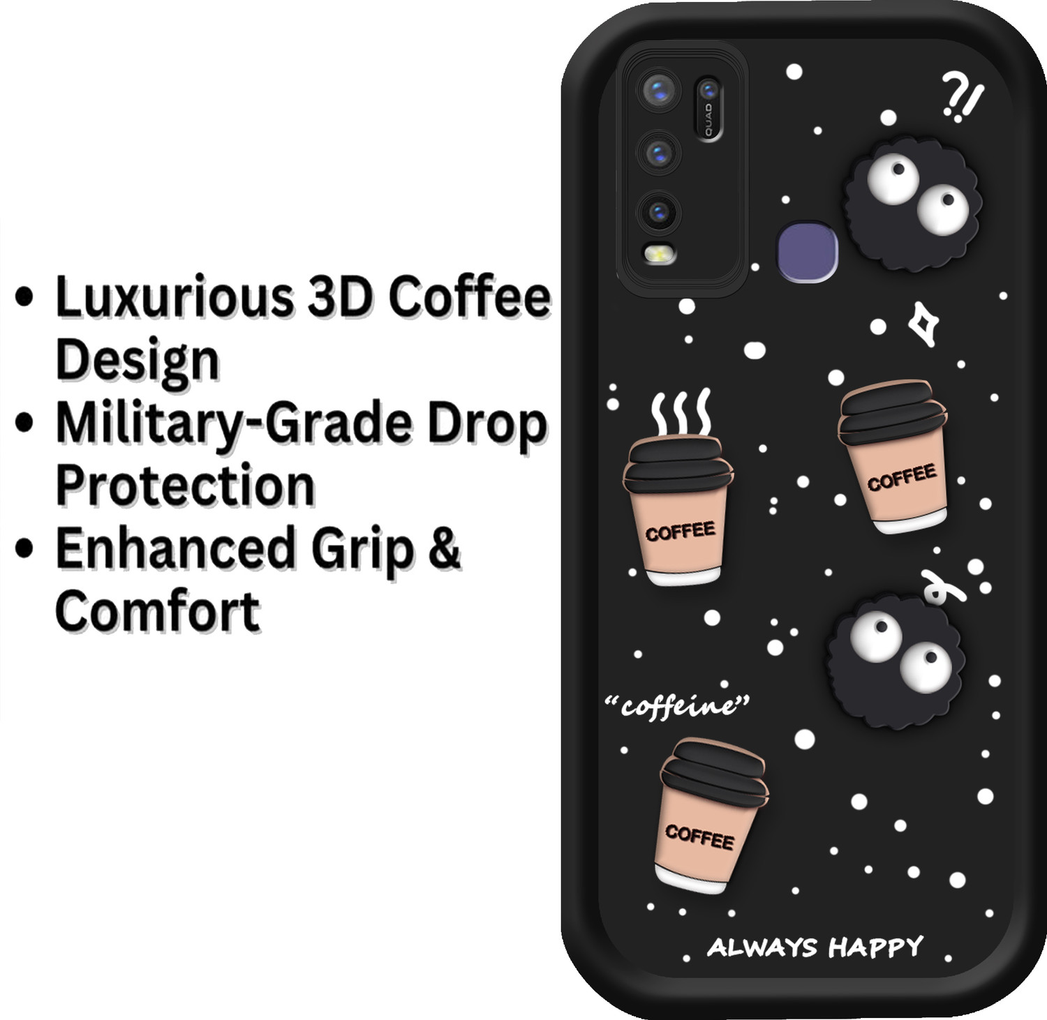 Image of CASETASTIC Back Cover for Vivo Y50